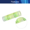 Hegebeck 10Pcs Small Cylindrical Bubble Spirit Level Vials, 9.5×34 mm/