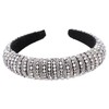 scicent Wedding Hair Accessories Silver Headband Rhinestone Beaded Hairbands No