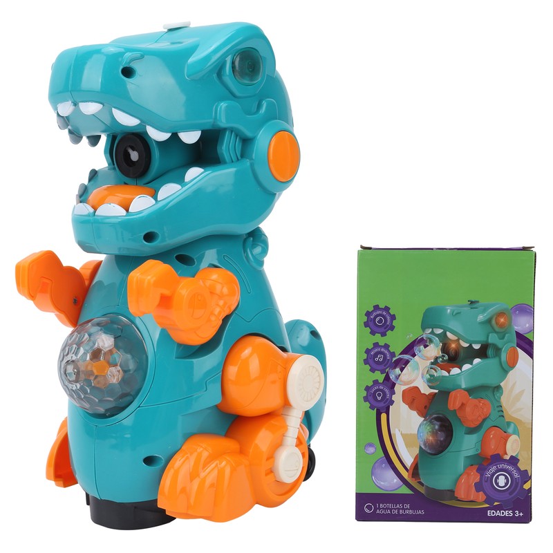 Automatic Bubble Blower Machine Universal Electric Plastic Bubble Dinosaur for