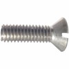 1/4-20 x 3-1/2" Flat Head Machine Screws, Slotted Drive, Stainless