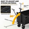 RoveStep Lite Collapsible Folding Wagon - Lightweight Utility Cart, 50L