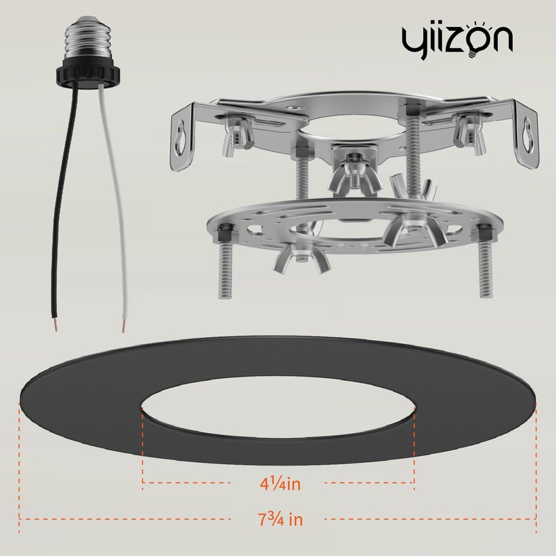 YIIZON 5 and 6 inch Recessed Can Light Conversion Kit,