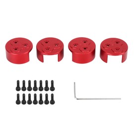 VGEBY Drone Engine Motor Cover, Aluminum Alloy Dustproof Protective Cover Compatible with Avata Engine Protector (Red)