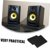 SAFIGLE 2pcs High-density Speaker Isolation Pads Odorless Cushion for Enhanced