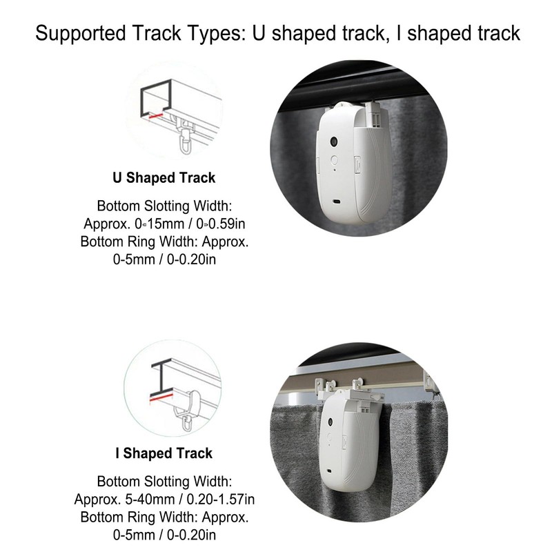 Smart Curtain Motor, Open and Close, Automatic Curtain Opener for