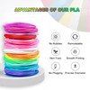 Yungden 3D Pen Filament Refills, 30 Colors 1.75mm PLA 3D