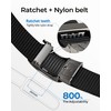 MILORDE Men's Ratchet Nylon Web, 35MM, Tactical Work Belt with
