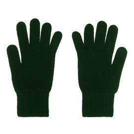 Womens Cashmere Gloves, Made in Scotland, Green
