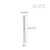 sourcing map Double Ended Screws (M6 Thread 70mm Long) 10pcs,