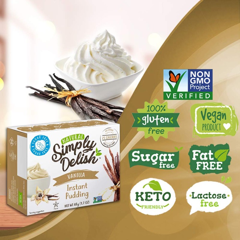 Simply Delish, Natural Pudding, and Pie Filling - Fat and