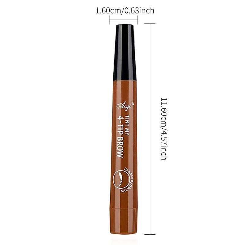 Four Claw Liquid Eye Brow Pen, 1 CountWaterproof Long-lasting Eyebrow