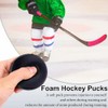Botattraeck 6 PCS Foam Hockey Pucks Diameter 3 Inch Ice