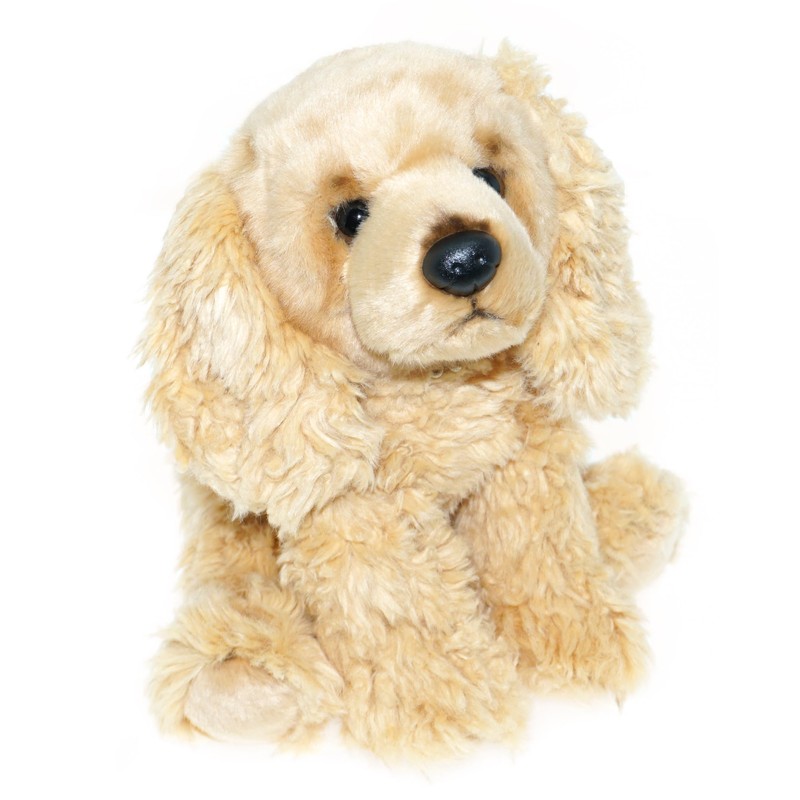 tachi Cocker Spaniel Soft Toy Dog Cuddly Toy Beige Sitting