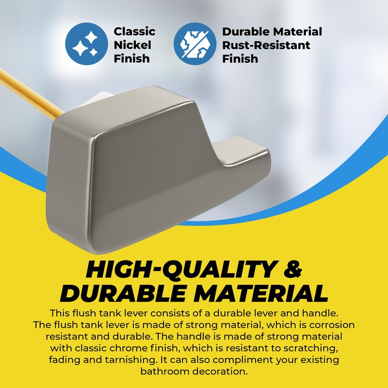 Toto Toilet Handle Replacement Nickel THU004-CP - Eljer Toilet Handle