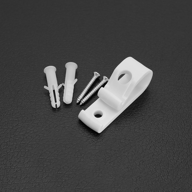 8 Pack Roman P Shaped Blind Safety Clips Plastic Clips