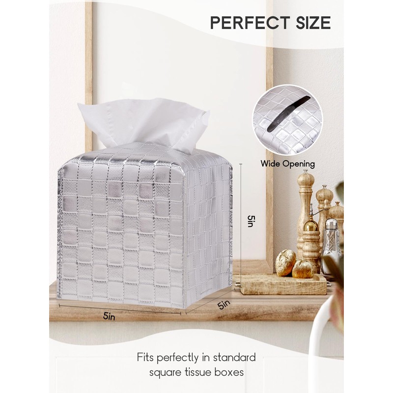 Tissue Box Cover, Tissue Box Holder, Tissue Holders Decorative Organizer