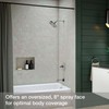 Bellerose 3-Spray Patterns 1.75 GPM 8 in. Wall Mount Fixed