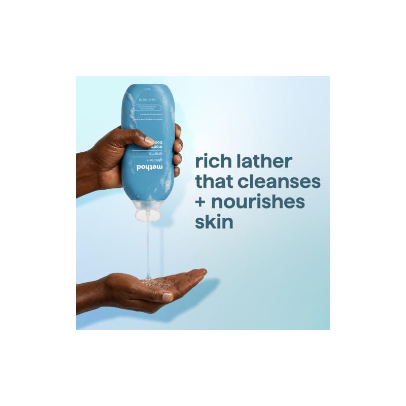 Method Men Body Wash, Glacier + Granite, Paraben and Phthalate