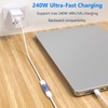 Meliya 3 Pack USB C Coupler, 240W USB C Female