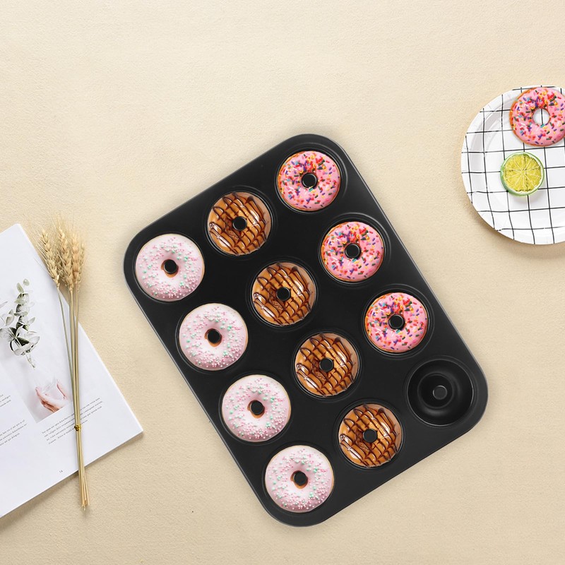 CertBuy 4PCS Nonstick Donut Pan