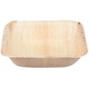 Eco-Gecko 4" SQUARE Palm Leaf bowl / 100 ct. case