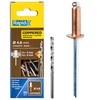 Rapid High Performance Copper Coated Aluminium Rivets, Ø4.8 x 12