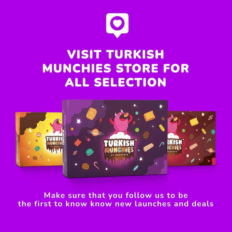 Turkish Munchies by Muekzoin Mega International Snack Box | Premium