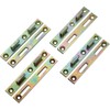 Rockler 4” x 5/8" Bed Rail Brackets (4-Pack) - Wrought
