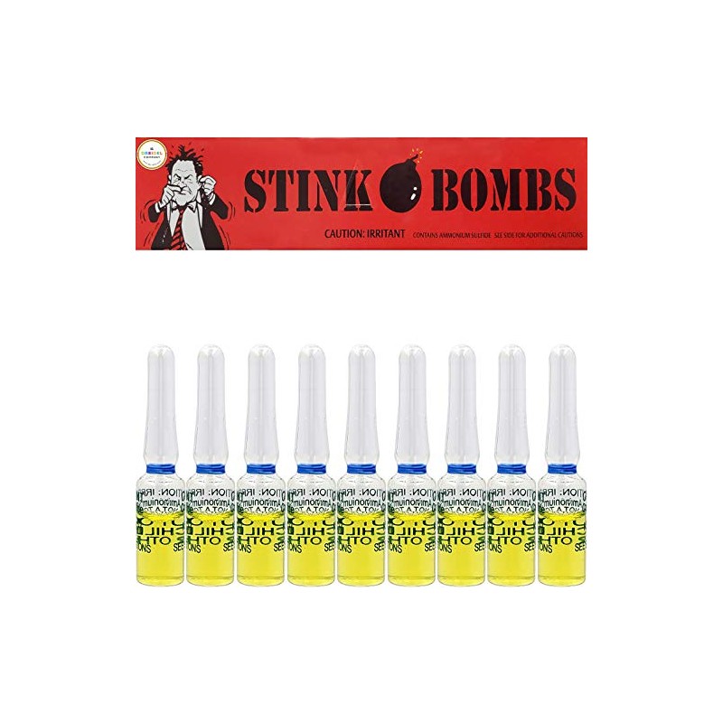 The Dreidel Company Hilarious Stink Vials Prank Kit - 3-Pack