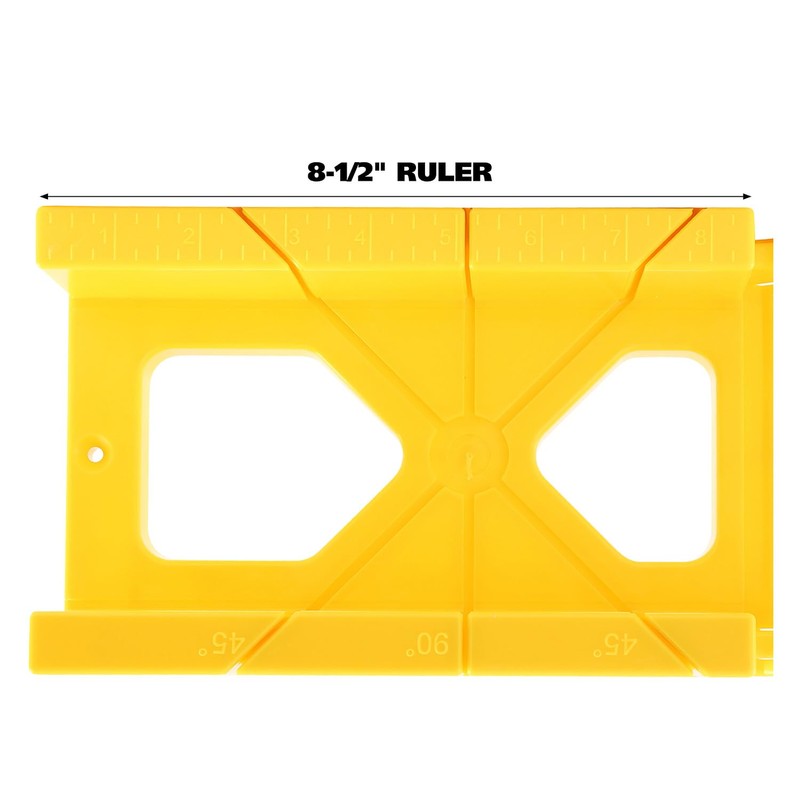 GreatNeck BSB14 Mitre Box and Saw Set, 12 Inch Mitre