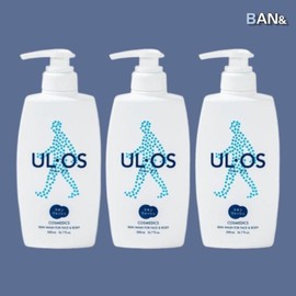 Uros Uros Uros All-in-One Men's Body Cleanser Skin Wash 500ml 3pcs / 우르오스 우르오스 우로스 올인원 남성 남자 바디 클렌저 스킨 워시 500ml 3개