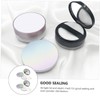 Gatuida 2Pcs Ultra Thin Cosmetic Powder Box with Puff Portable