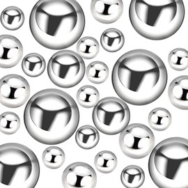 YUXIYAN 100Pieces Floating NO Hole Pearls Beads for Vases and 500 PCS for Floating,Floating Beads for Centerpiece,Home Decor,Party Table Wedding,Makeup Brush Beads