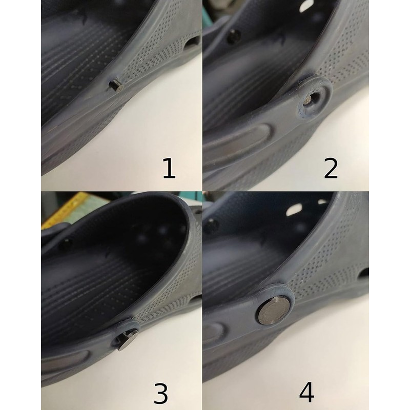 10 Pcs Croc Rivets, Croc Replacement Rivets, 16mm*14mm*10mm, Plastic Material,