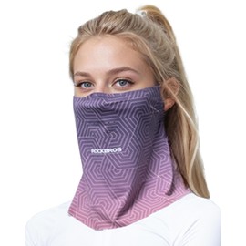 ROCKBROS Summer Cooling Neck Gaiter for Men Women, Face Cover for Sun Protection, Breathable Balaclava for Cycling