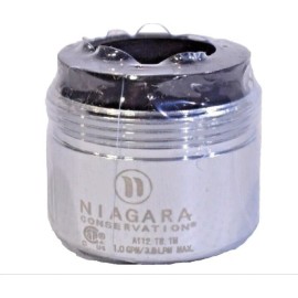 Niagara Lot of 5 (five) Niagara Chrome Faucet Aerator A112.18.1M (1.0 GPM 3.8 LPM) - NEW