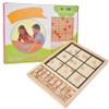 Children Wooden Number Puzzle Toy Board Game Kid Intelligence Logical