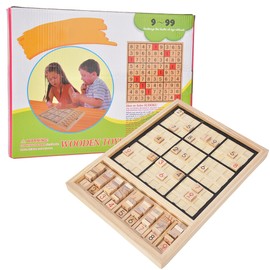 Children Wooden Number Puzzle Toy Board Game Kid Intelligence Logical Development Educational Toy