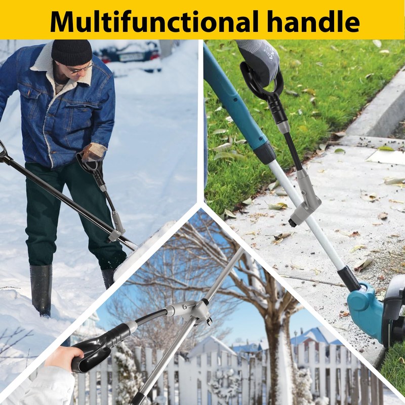 Universal Shovel Handle, Strain-Reducing Elasticity Snow Shovel Handle Ergonomic Back