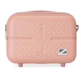 Pepe Jeans Laila Cabin Trolley, Light-pink, Wash bag made of ABS
