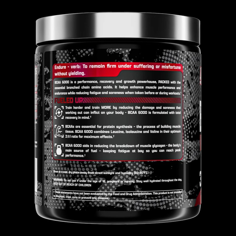 Nutrex BCAA 6000 Recovery Endurance Amino Acid Leucine Valine Isoleucine