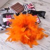 Basic Sense Large Feather Scrunchie, Orange