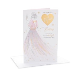 UK Greetings Birthday Card for Mum - Stunning Dress Design