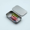 3 x 20ml Rectangular Tin with Slider Lid - Lip