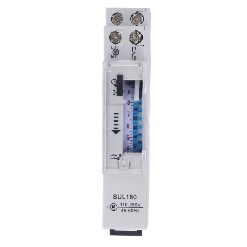 Time Switch Mechanical Timer Waterproof 24 Hours Controller 110‑250VAC for