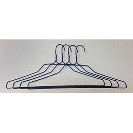 Fabricare Choice - Box of 100 Blue 18" Plastic Coated Steel Wire Shirt Hangers