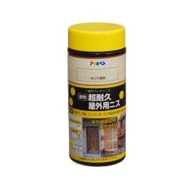 Asahipen Super Durable Outdoor Varnish, 10.1 fl oz (300 ml), Semi-Gloss Transparent