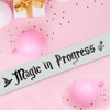 TxscOxwP1 Magic in Progress Sash- Magic Themed Baby Shower Sash,