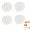 Forlush Pack of 4 Ultra Fine Funnel Filter, Strainer Filter,