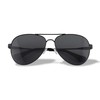 Sonix Aviator Sunglasses, Black, One Size